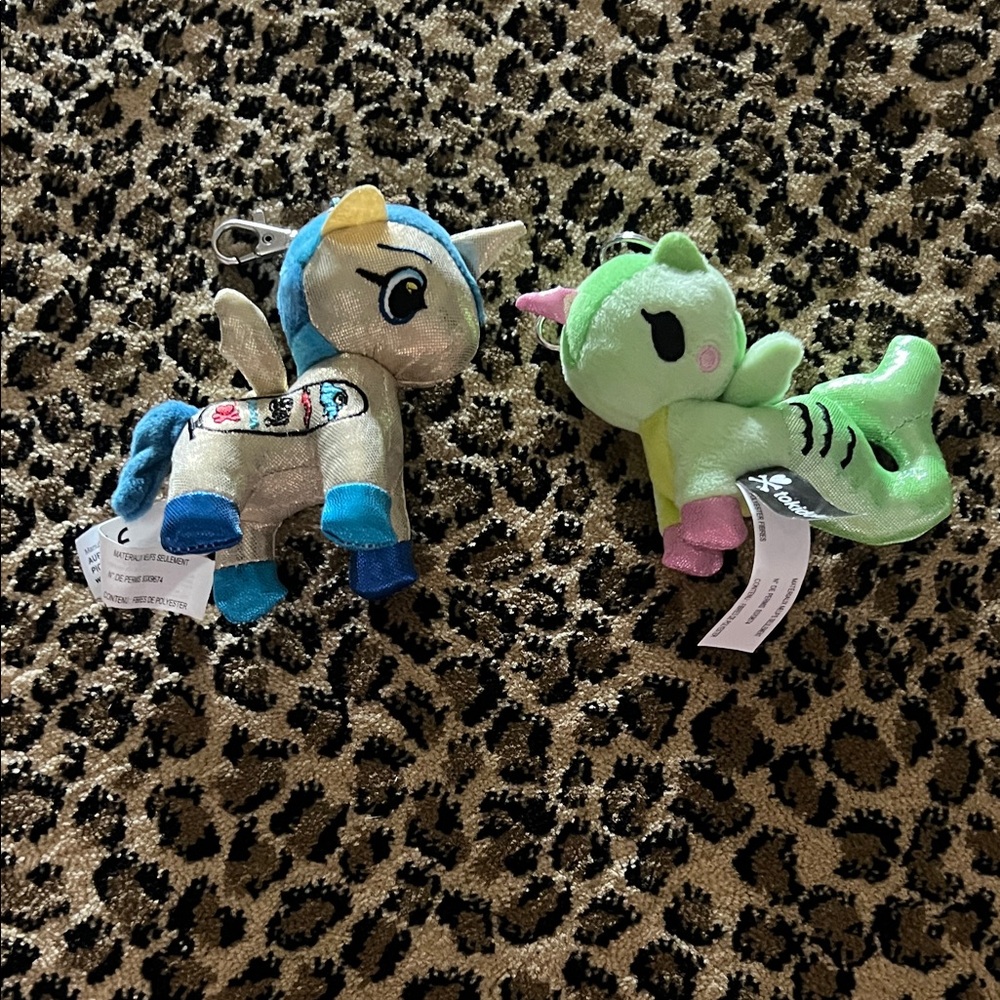 Tokidoki Plush Unicorn and Unicorn Mermaid Set